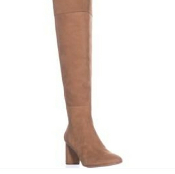 LOEFFLER RANDALL Knee Suede Boots - Picture 2 of 8